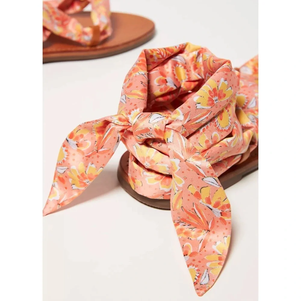 Anthropologie Vera Scarf Gladiator Sandals NWT SIZE 10 - Picture 4 of 15